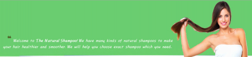 natural shampoo'
