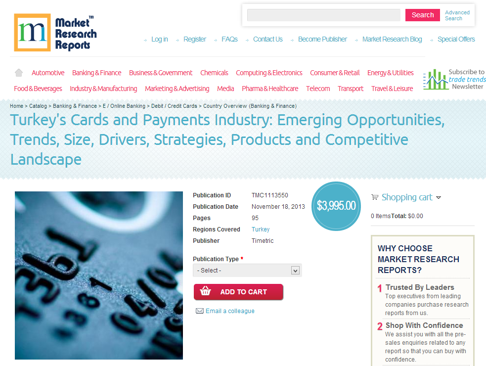 Turkey's Cards and Payments Industry: Emerging Opportun'