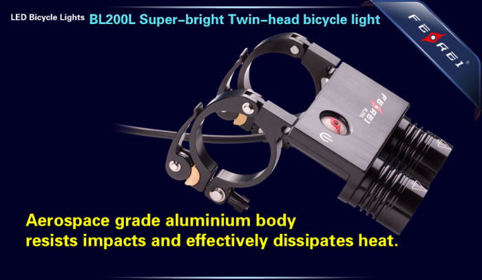 FEREI BL200 Water Resistant 2x800LM LED Bike Light'