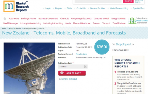 New Zealand telecoms market'