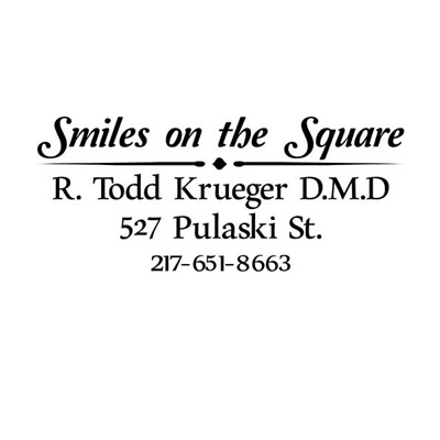 Smiles on the Square/ R. Todd Krueger DMD Logo