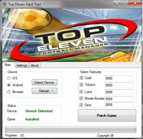 Top Eleven Be A FootBall Manager free tokens'