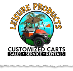 Leisure Products - Golf Cart Sales &amp; Service Logo