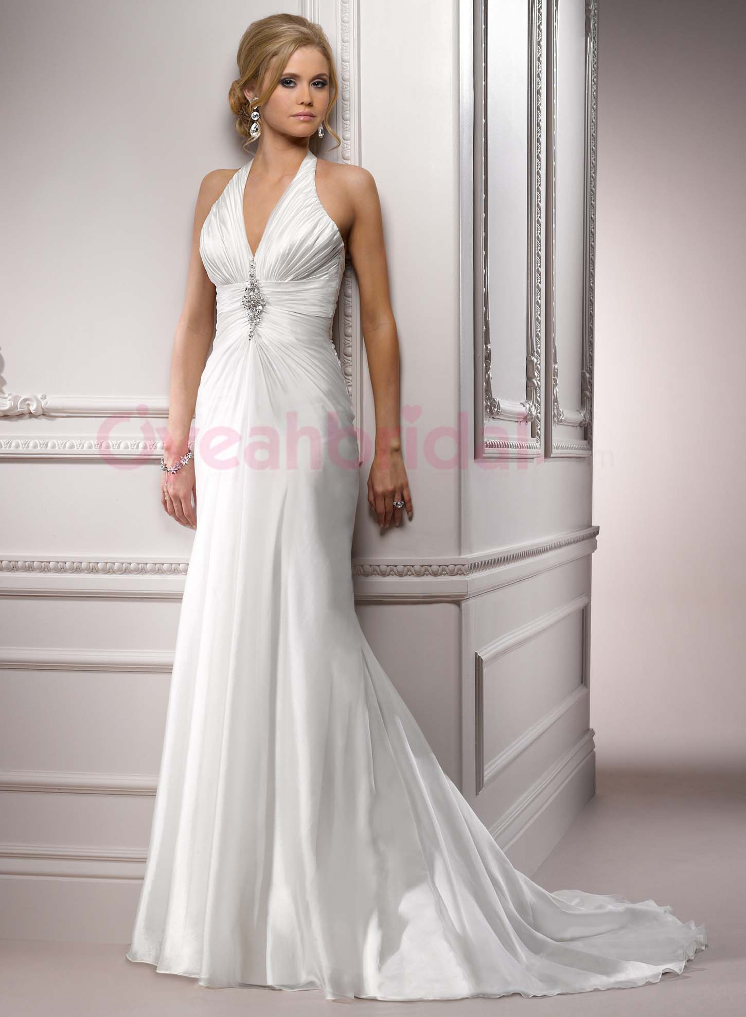 Oyeahbridal.com: Exclusive Collection Of Halter Wedding Dres'