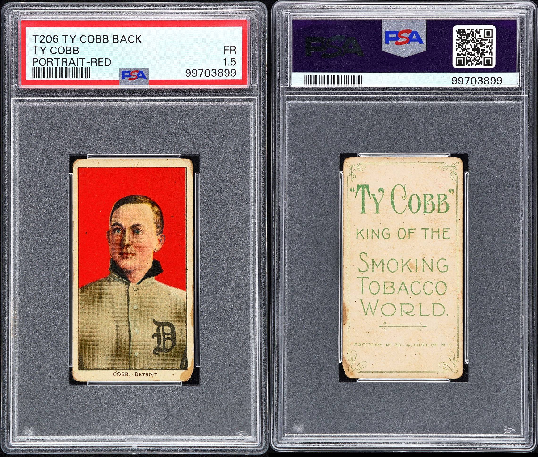 Factory 25 Collection Ty Cobb Brand of Tobacco'