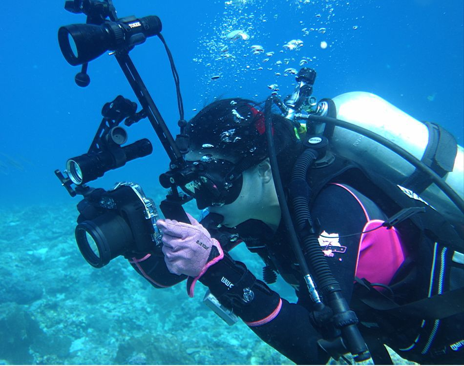 40m water resistant case underwater housing for Canon 700D'