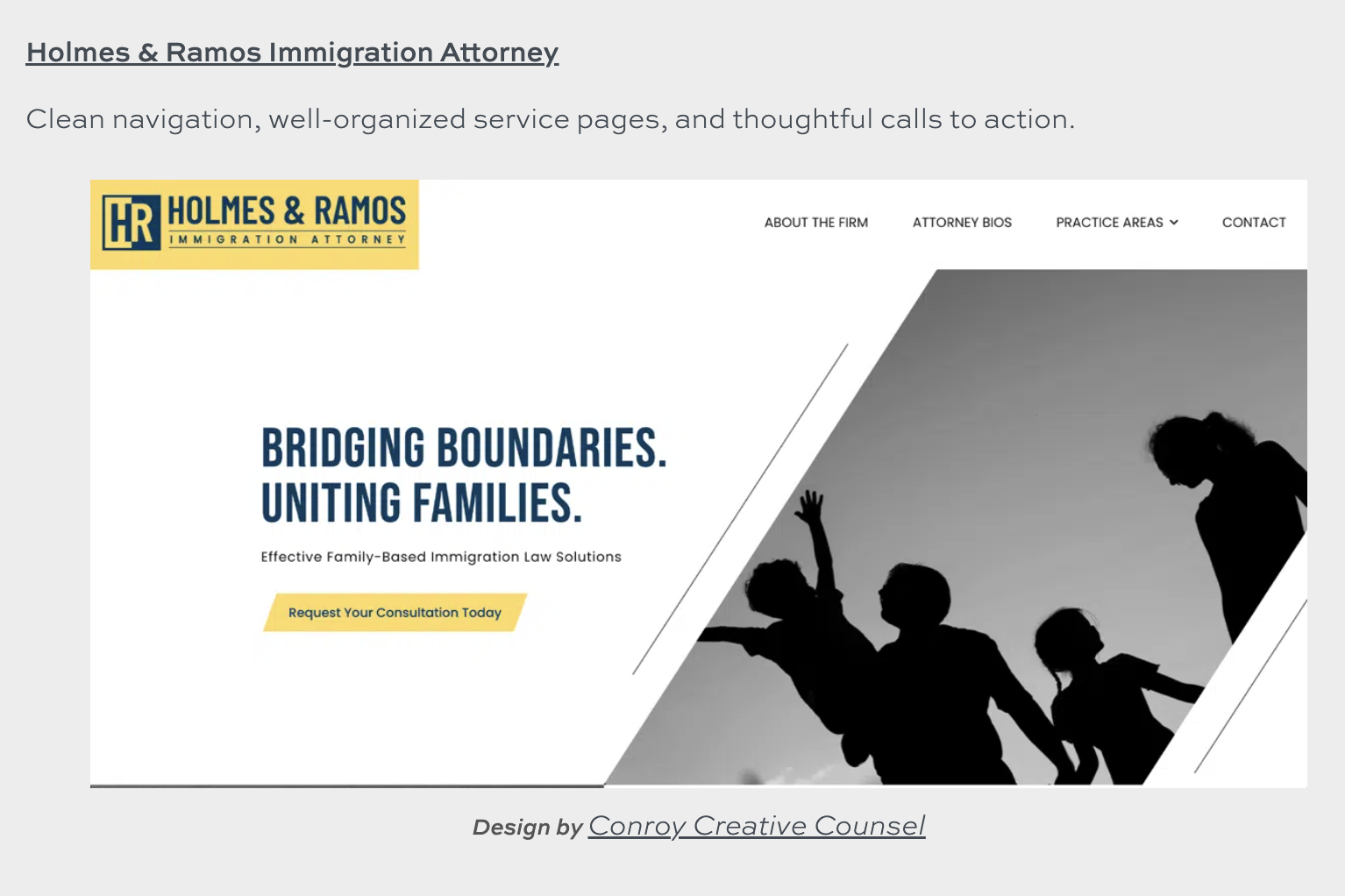 Best Law Firm Website Winner'