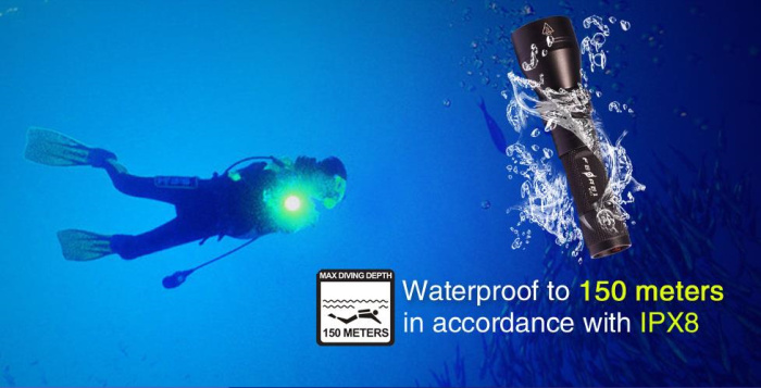 Ferei w15 diving light torch'