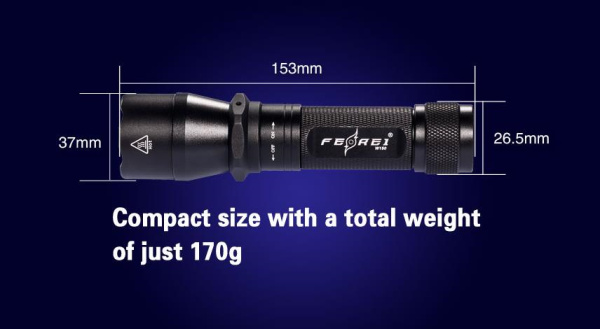 FEREI W150 CREE Q5 225-Lumen Waterproof LED Flashlight Torch'