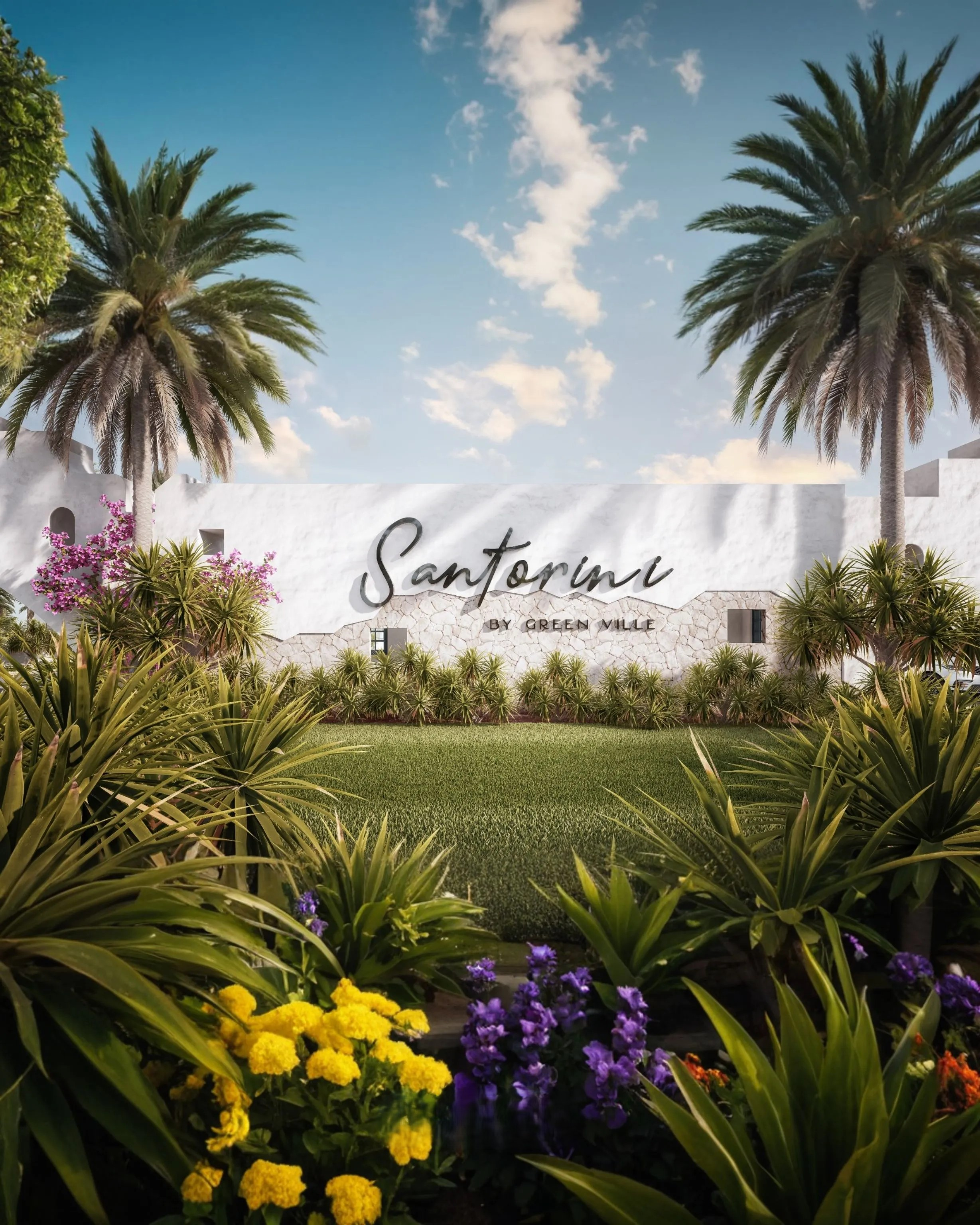 Santorini-Inspired Luxury Residential'