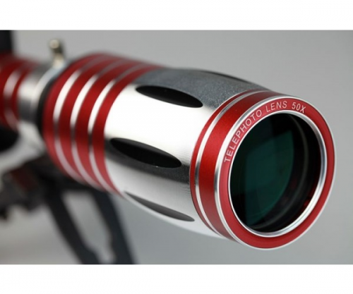 Aluminum 50X Zoom Camera Lens Telescope for Iphone'