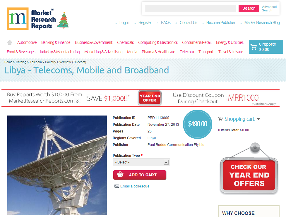 Libya - Telecoms, Mobile and Broadband'