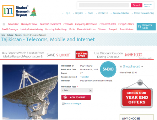 Tajikistan - Telecoms, Mobile and Internet'