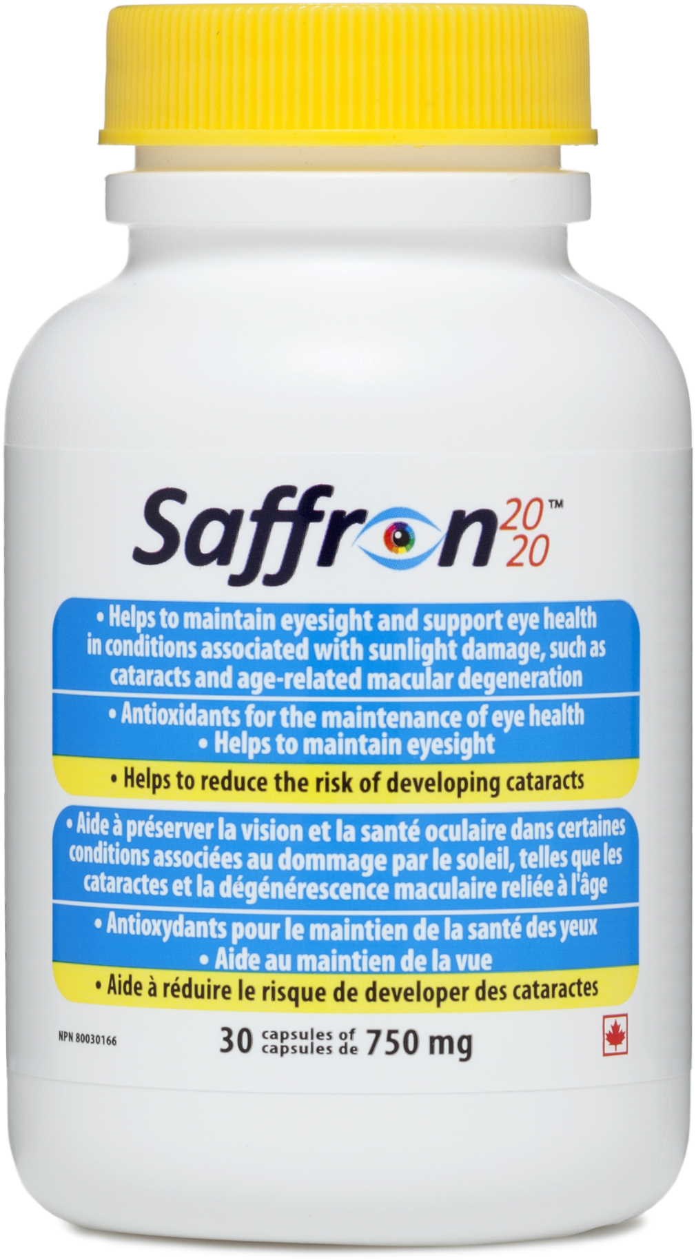 Saffron 2020, Macular degeneration supplement