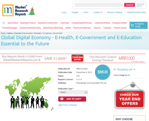 Global Digital Economy - E-Health, E-Government and E-Educat'