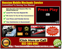 Houston Mobile Mechanic Services