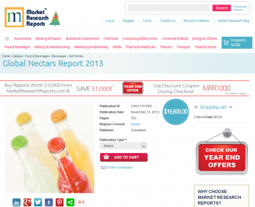 Global Nectars Report 2013'