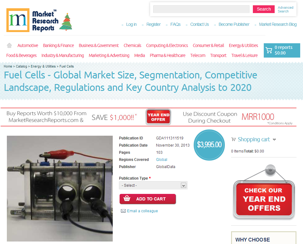 Fuel Cells - Global Market'