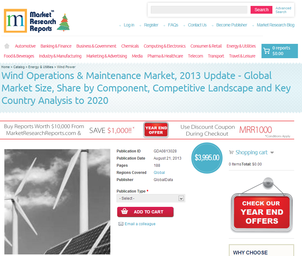 Wind Operations Maintenance Market - 2013 Update'
