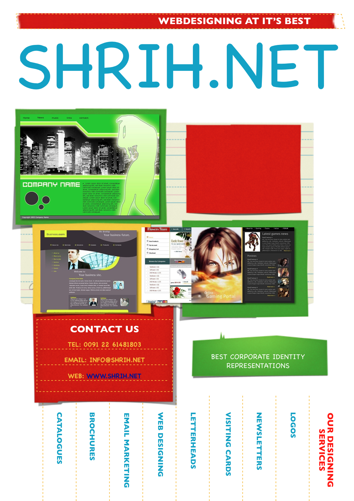 Shrih Designs - Designing &amp; Animation, SEO Services, Web'