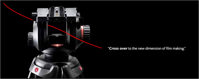 Manfrotto 504HD Tough Outdoor Camera and Video Film Tripod'