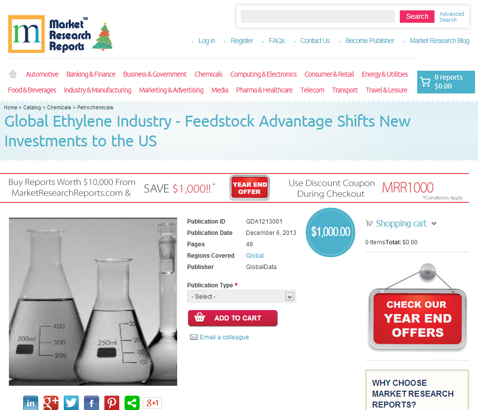 Global Ethylene Industry - Feedstock Advantage Shifts'
