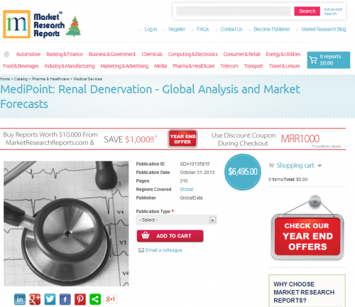 Renal Denervation - Global Analysis and Market Forecasts'