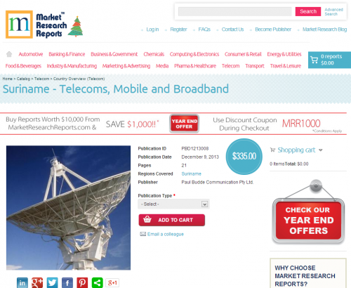 Suriname - Telecoms, Mobile and Broadband'