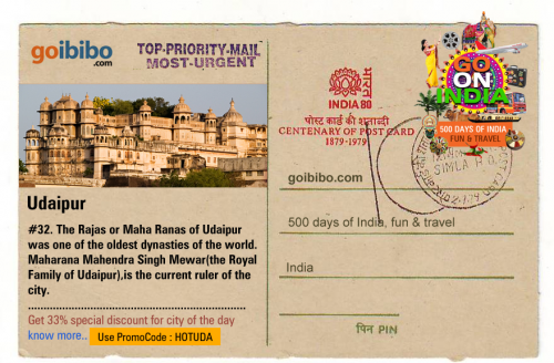 Goibibo.com Has Exciting Discounts on Hotels in Udaipur City'