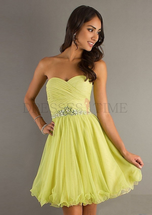 Cheap Yellow Prom Dresses Offered At Dressestime.com'