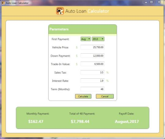 Auto Loan Calculator