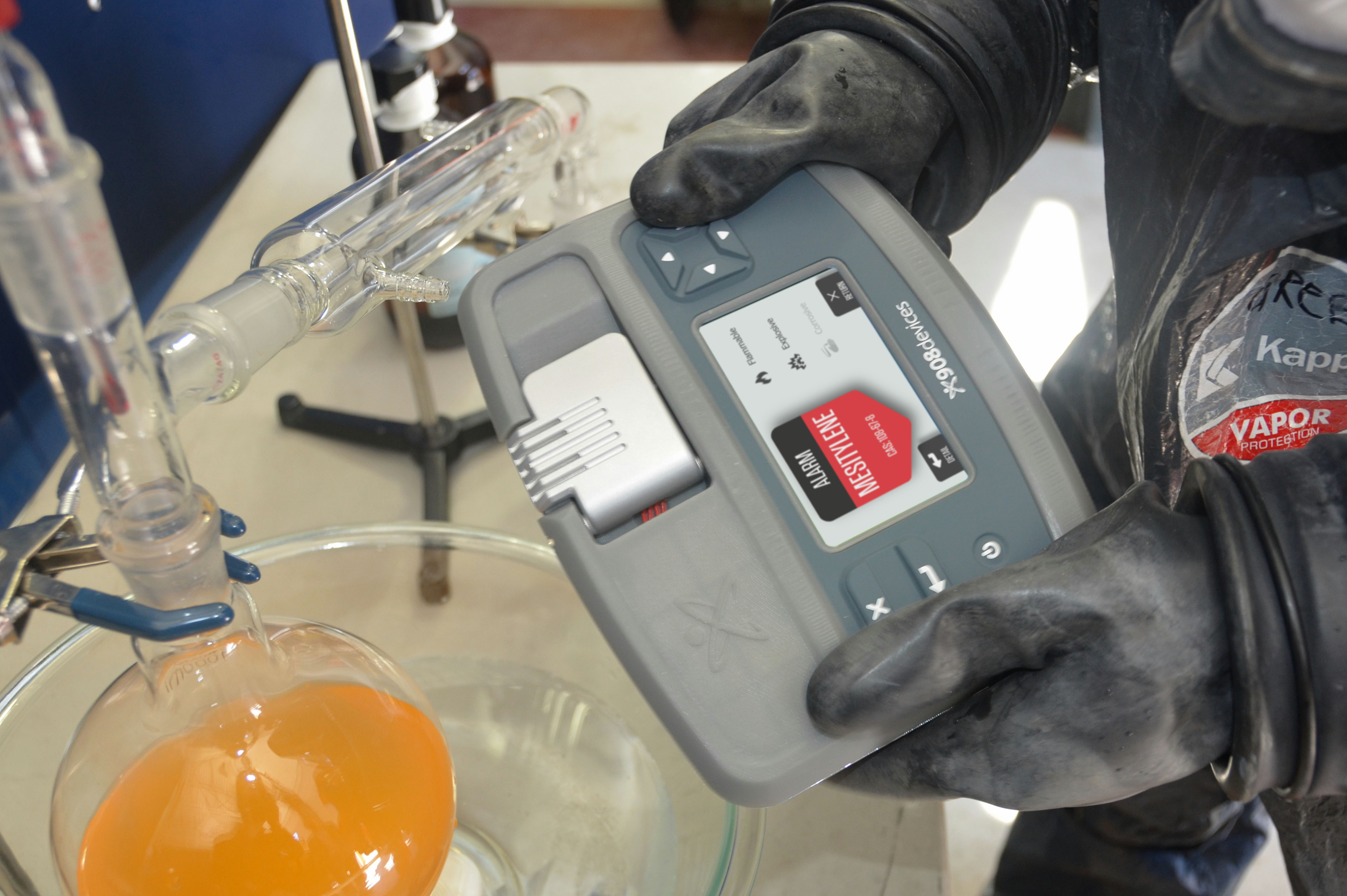 Prototype of 908 Devices' handheld mass spectrometer'