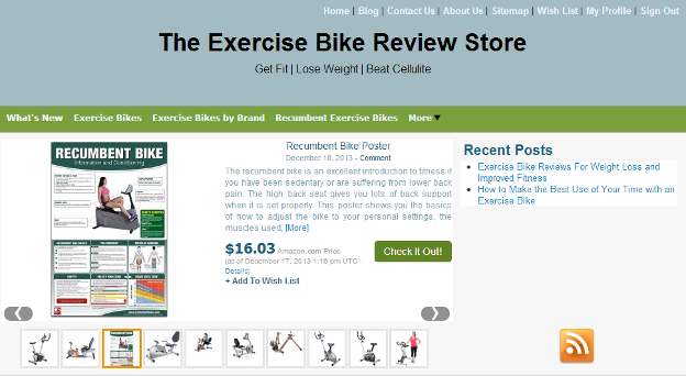 The Exercise Bike Review Store