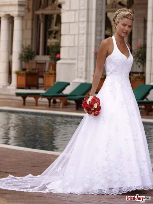 Cheap Halter Wedding Dresses Offered At Wedding Dress Online'