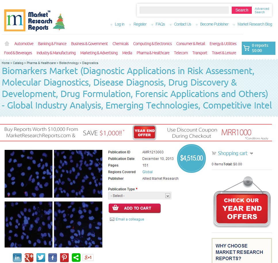 Biomarkers Market'