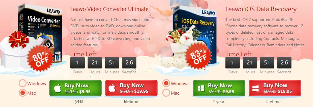 Leawo 2013 Christmas Deal