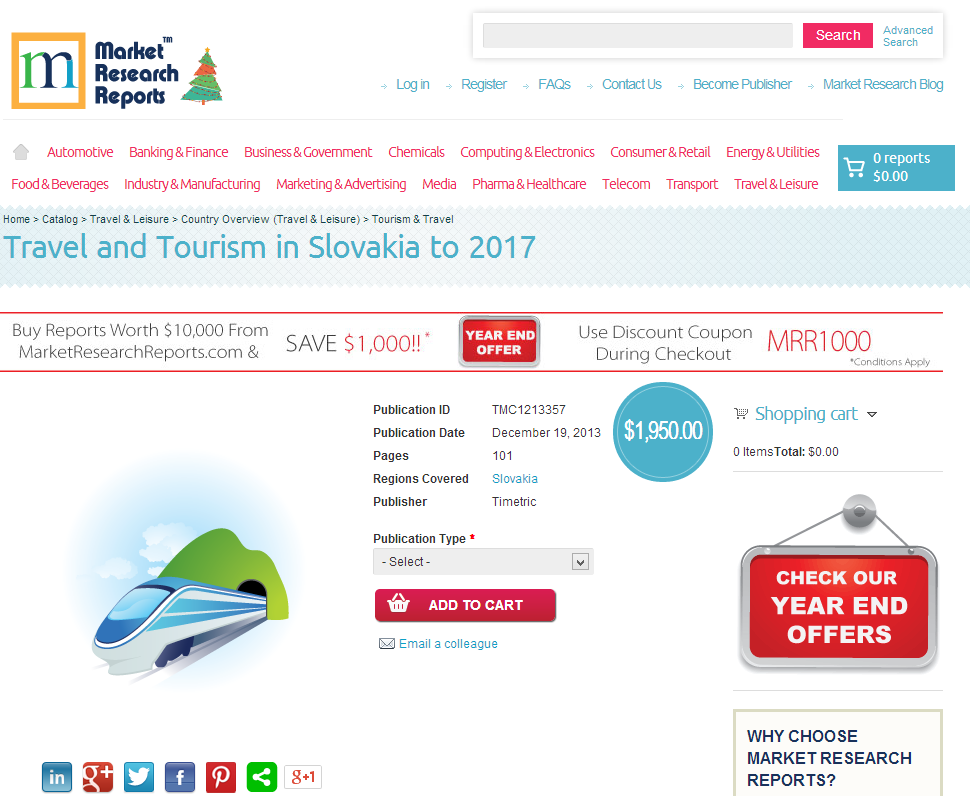 Travel and Tourism in Slovakia to 2017'