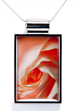 Silver Pendant - Sweet Rose (donation)