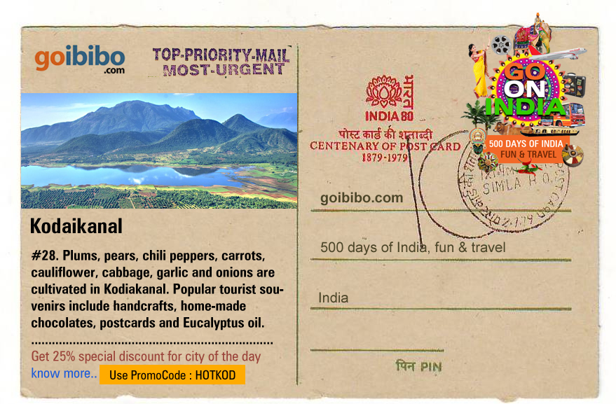 Goibibo.com has Fantastic Offers for Hotels in Kodaikanal'