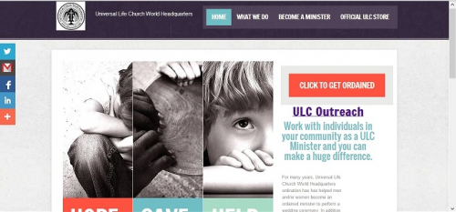 ULC Website Screen'
