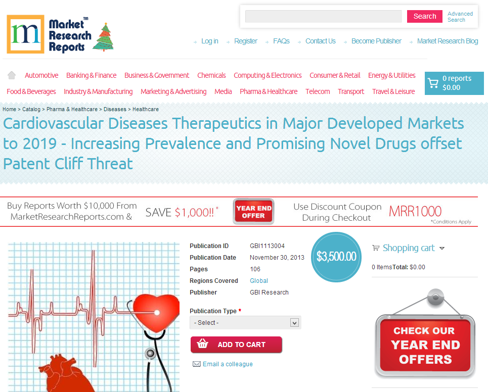 Cardiovascular Diseases Therapeutics in Major Market'