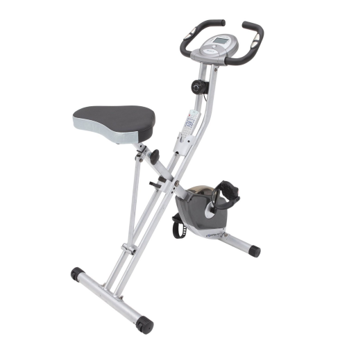 Exerpeutic Folding Magnetic Upright Bike With Pulse'