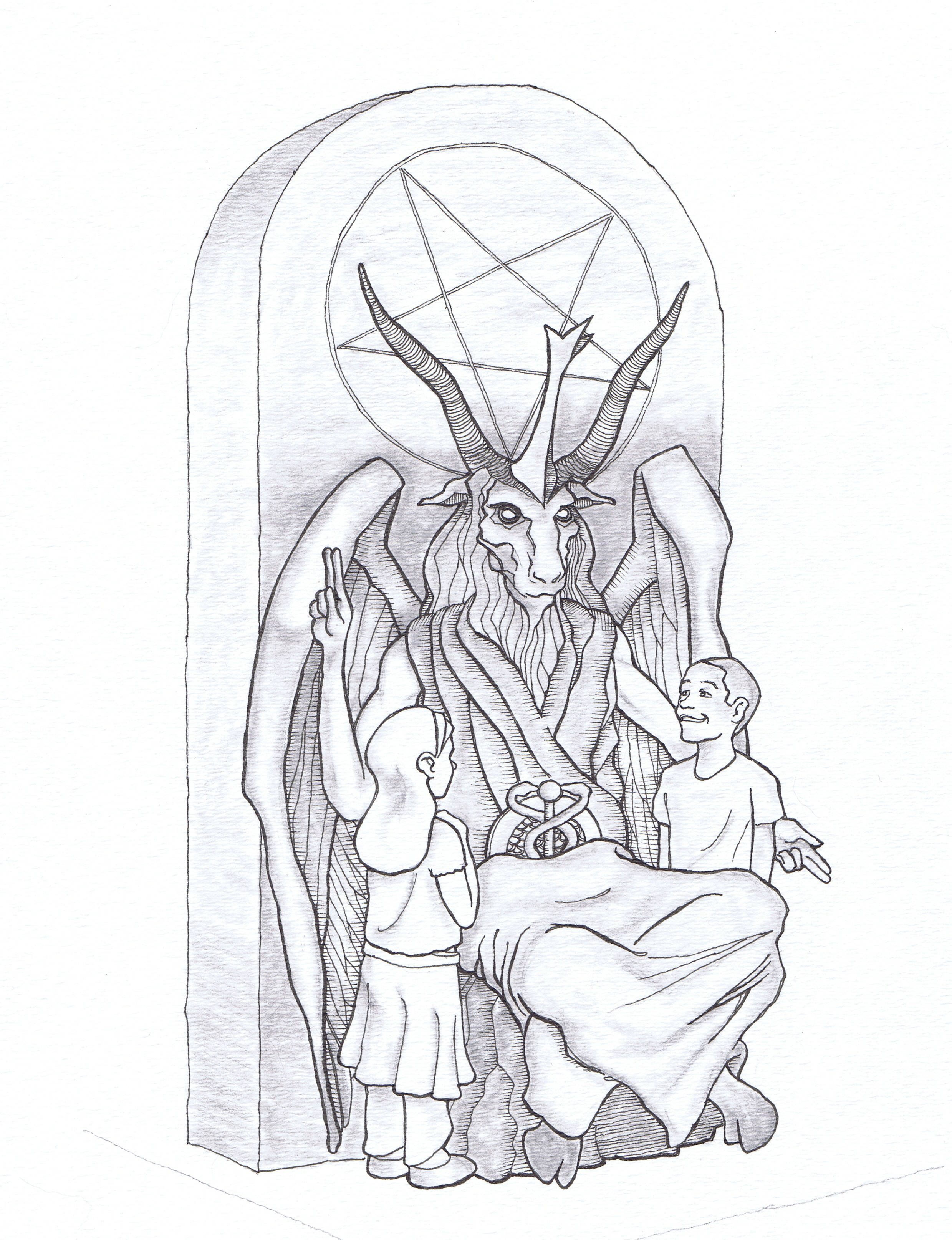 The Satanic Temple Monument1'