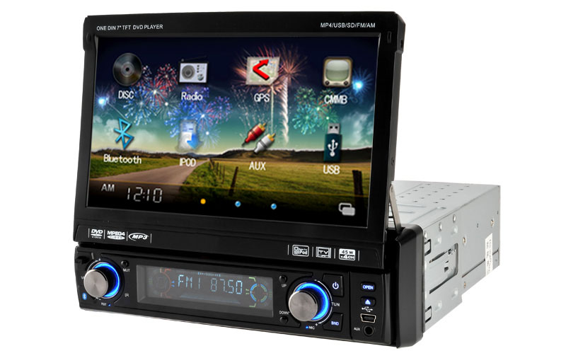 Somicar JS-7312, 7 inch 1 din car dvd player gps'