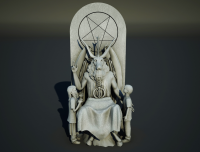The Satanic Temple Monument 3D