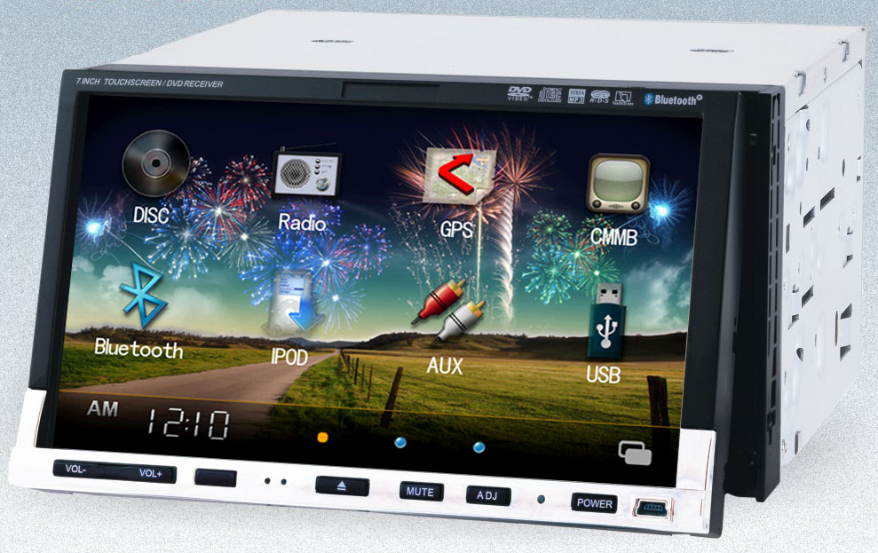 Somicar JS-3321, 7 inch 2din car dvd player gps'