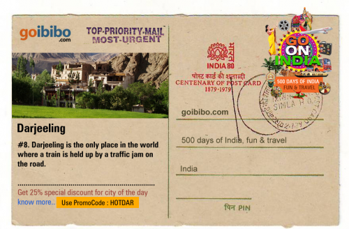 Goibibo.com has Fantastic Offers on Darjeeling Hotel Booking'