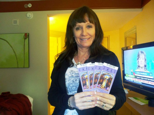 Fan Receives Her Tickets'