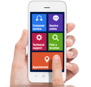 Mobile customer service software