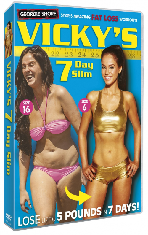 Vicky Pattison 7 Day Slim Exercise DVD Cover'